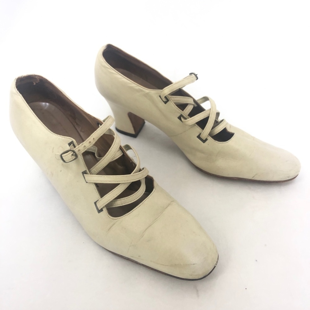 Elegant Cream Women's Heels